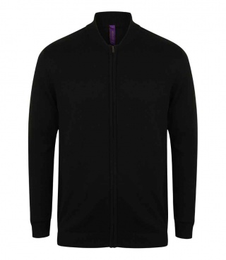 Henbury H718 Unisex Zip Through Cardigan